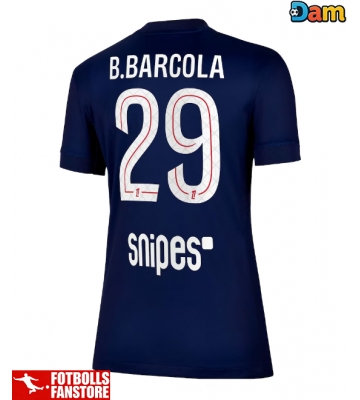 Paris Saint-Germain Bradley Barcola #29 Hemmatröja Dam 2025-26 Kortärmad